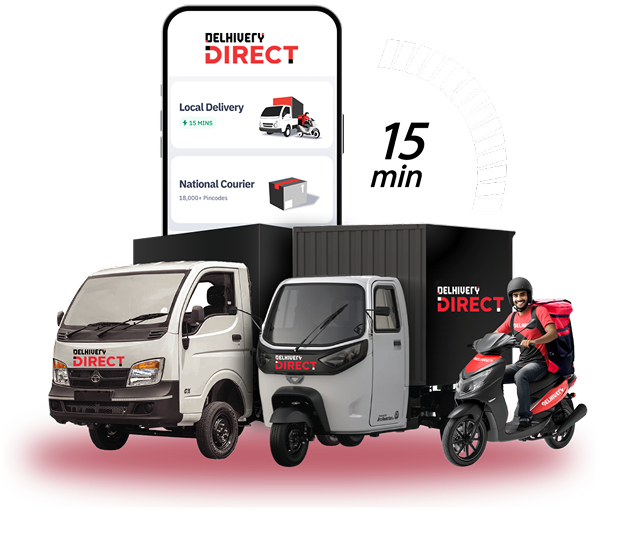 Delivery vehicles illustration