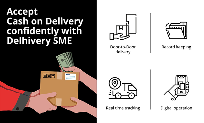 Accept Cash on Delivery Confidently with Delhivery SME